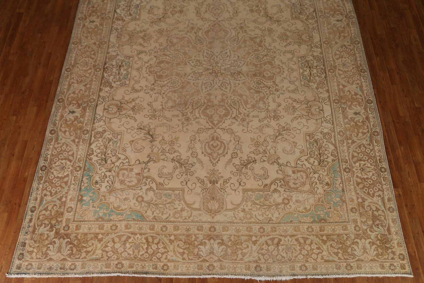 Distressed Tabriz Persian Area Rug 10x13