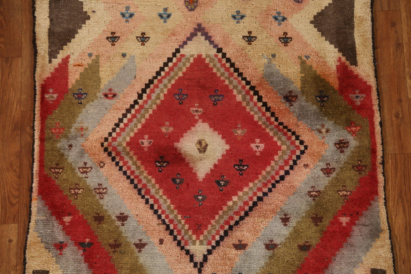 Tribal Gabbeh Persian Area Rug 3x5