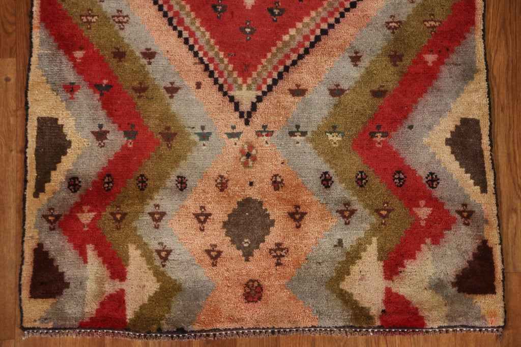 Tribal Gabbeh Persian Area Rug 3x5