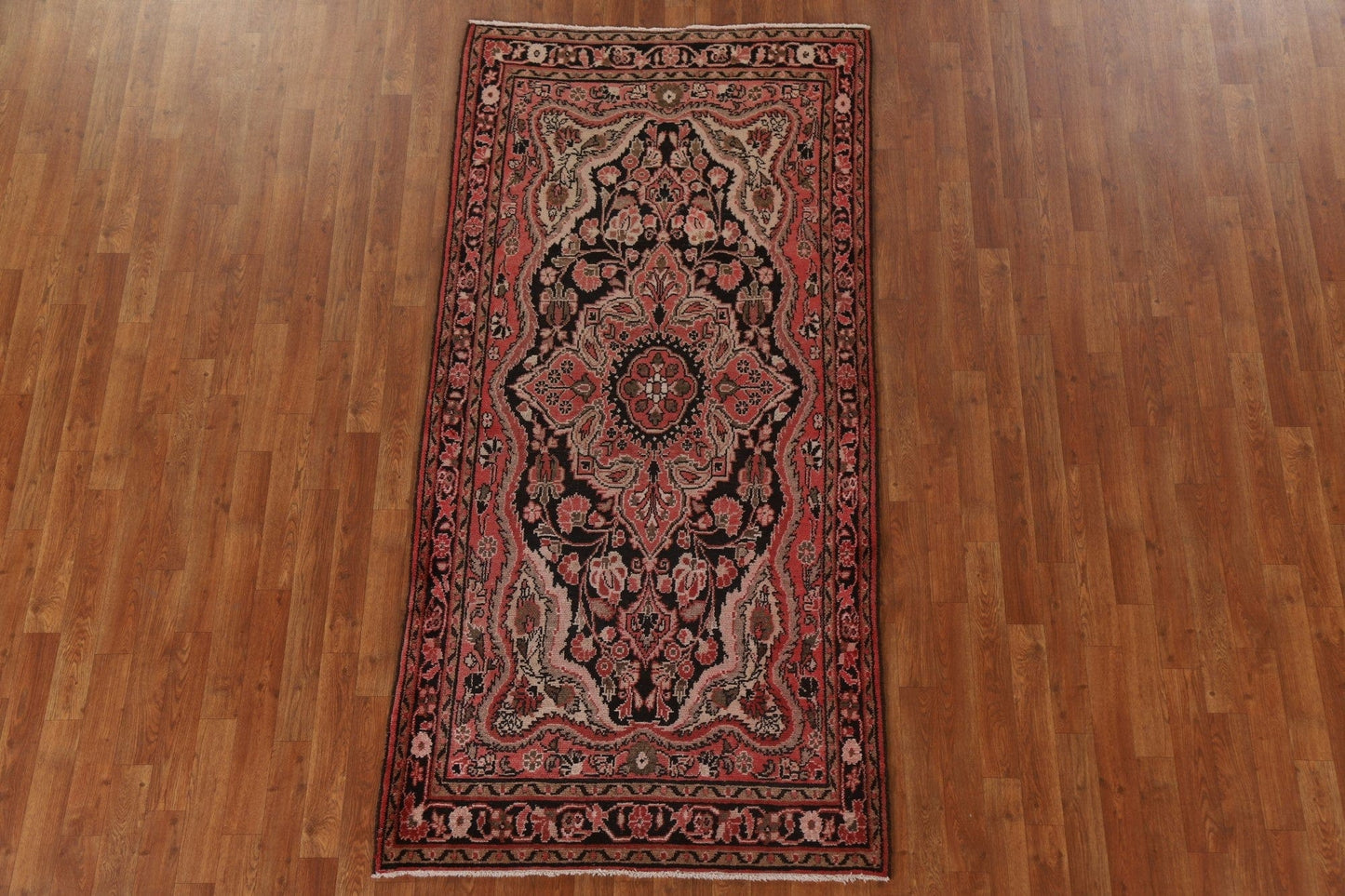 Handmade Floral Hamedan Persian Area Rug 4x7