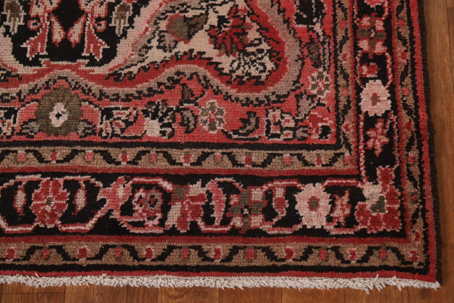 Handmade Floral Hamedan Persian Area Rug 4x7