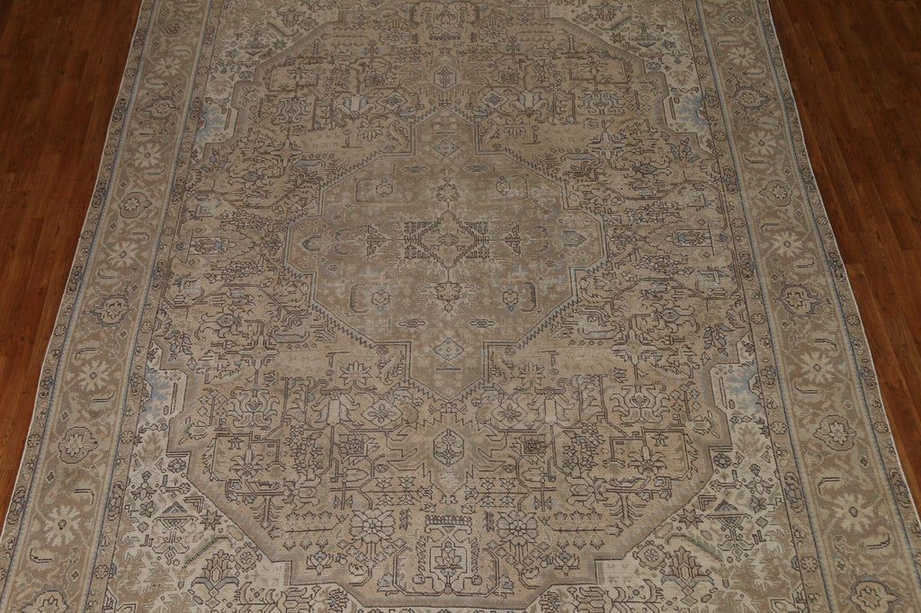 Distressed Tabriz Persian Area Rug 10x13