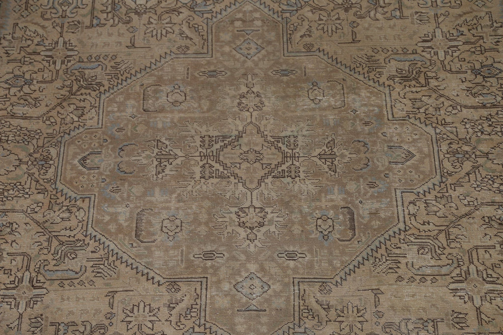 Distressed Tabriz Persian Area Rug 10x13