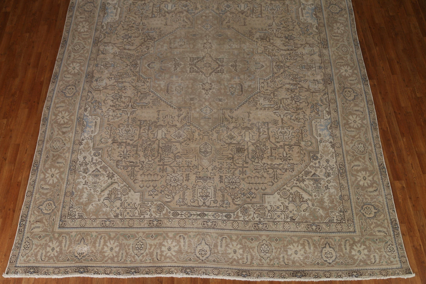 Distressed Tabriz Persian Area Rug 10x13