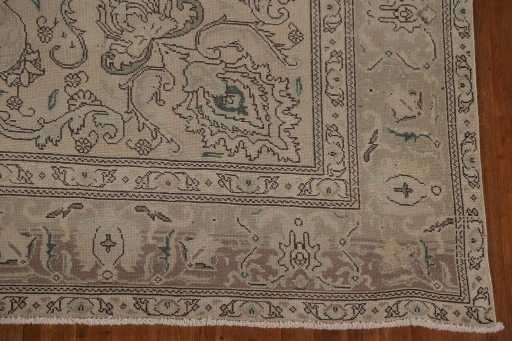 Distressed Tabriz Persian Area Rug 10x13