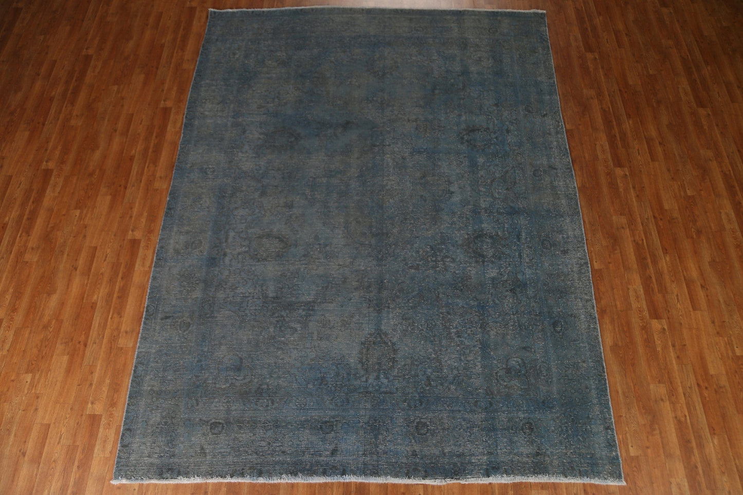 Distressed Over-Dyed Tabriz Persian Area Rug 8x11