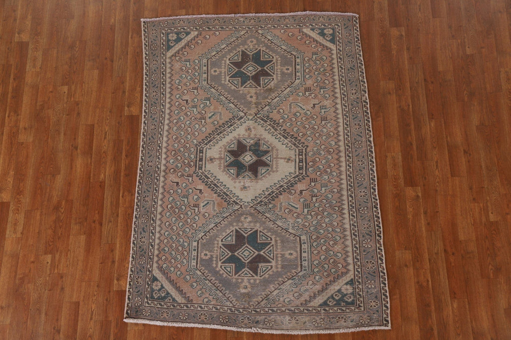 Geometric Mahal Persian Area Rug 5x6