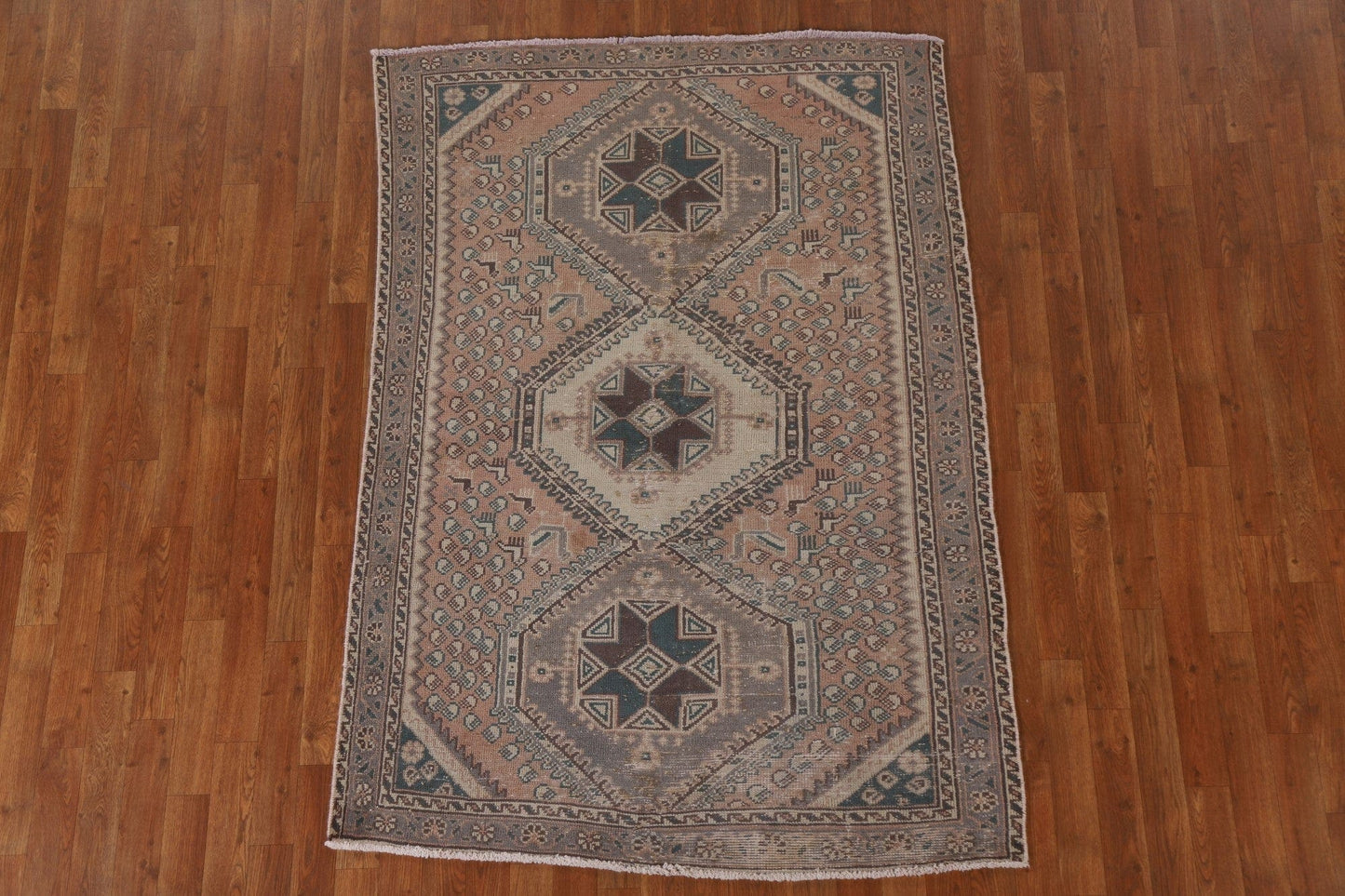 Geometric Mahal Persian Area Rug 5x6