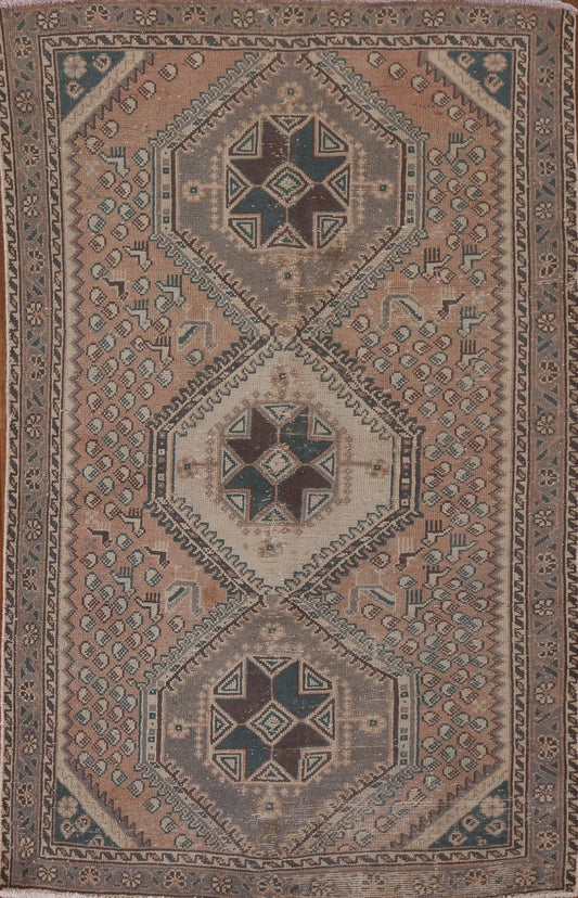 Geometric Mahal Persian Area Rug 5x6