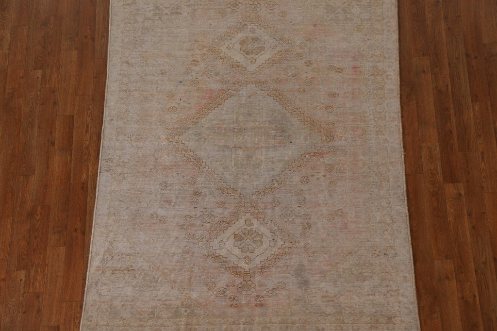 Distressed Shiraz Persian Area Rug 5x6