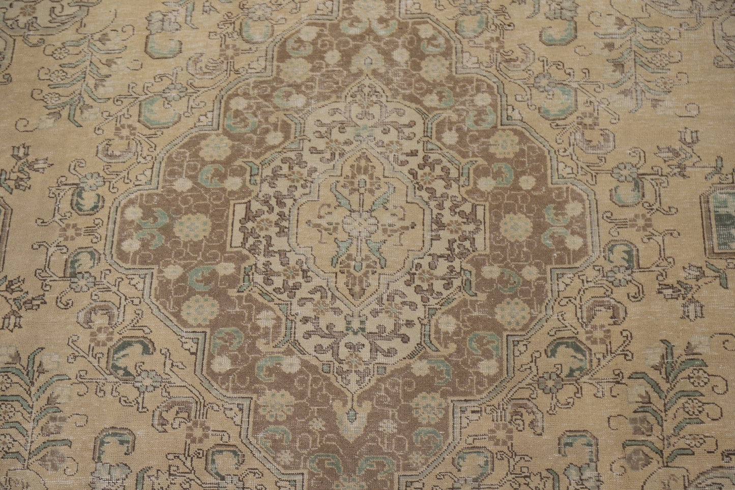 Distressed Tabriz Persian Area Rug 10x13