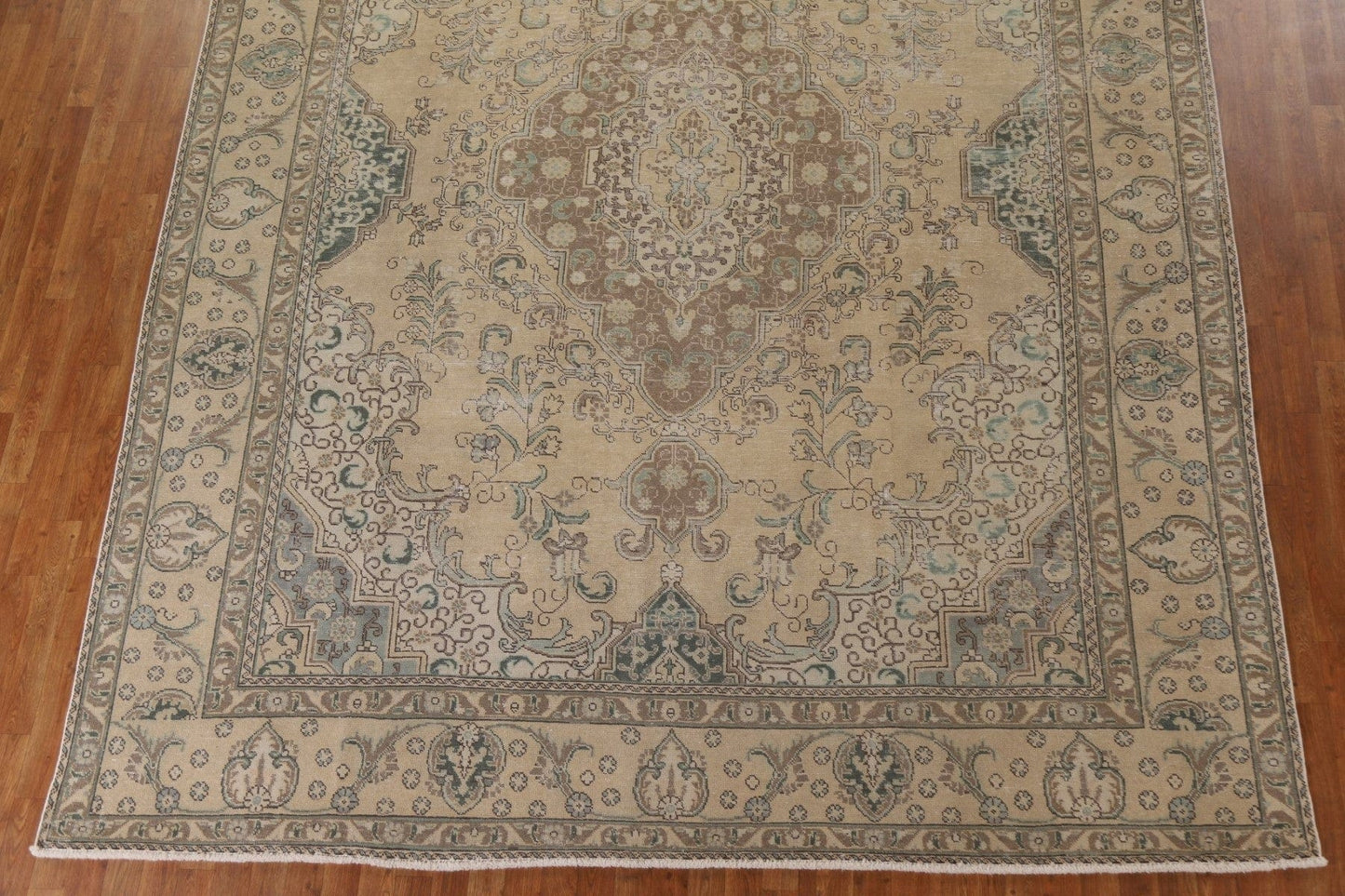 Distressed Tabriz Persian Area Rug 10x13