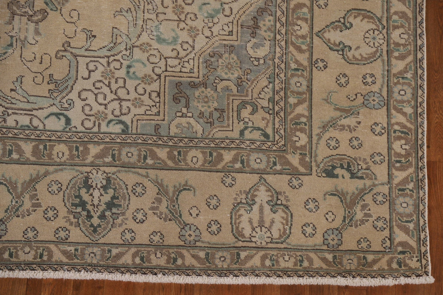 Distressed Tabriz Persian Area Rug 10x13