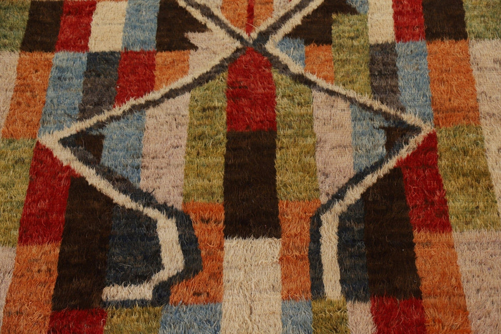 Multi-Color Moroccan Wool Large Rug 12x17