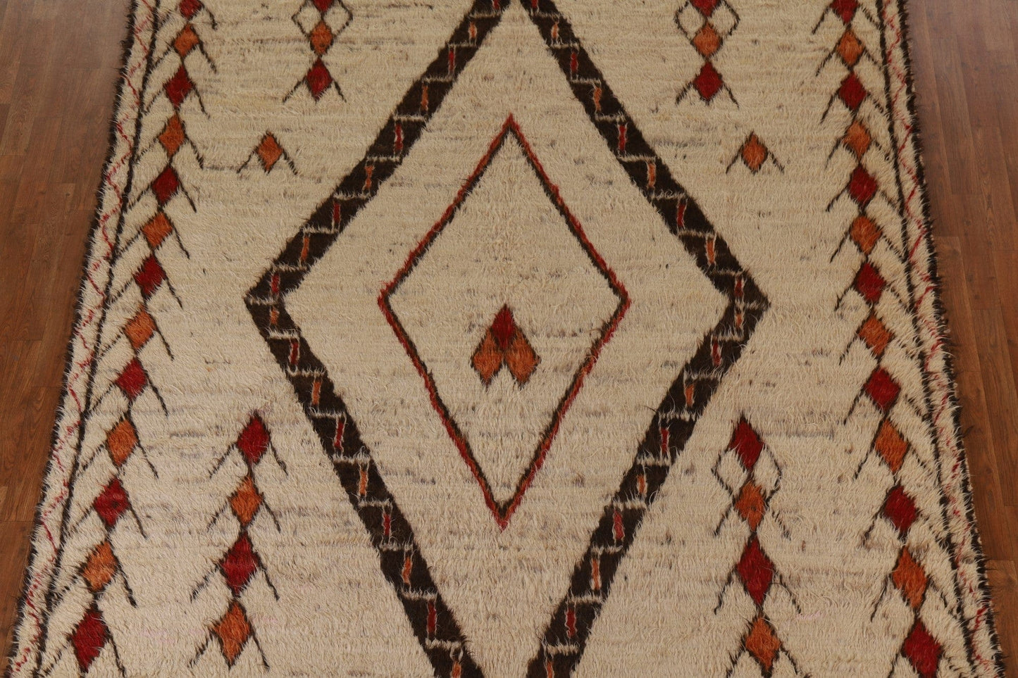 Tribal Moroccan Berber Wool Area Rug 8x10