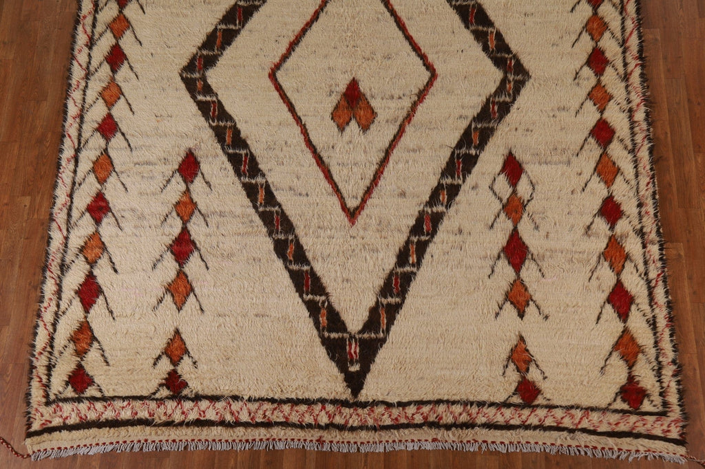 Tribal Moroccan Berber Wool Area Rug 8x10