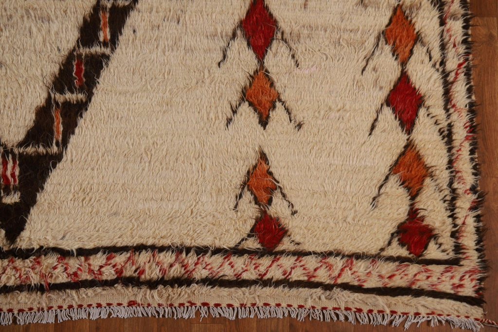 Tribal Moroccan Berber Wool Area Rug 8x10