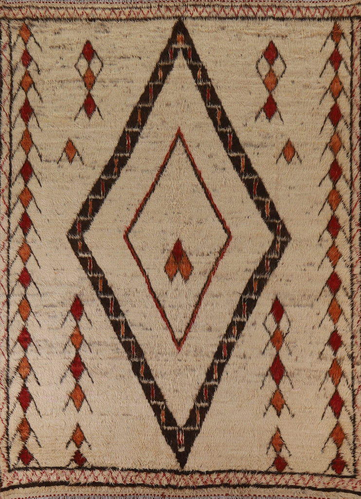 Tribal Moroccan Berber Wool Area Rug 8x10