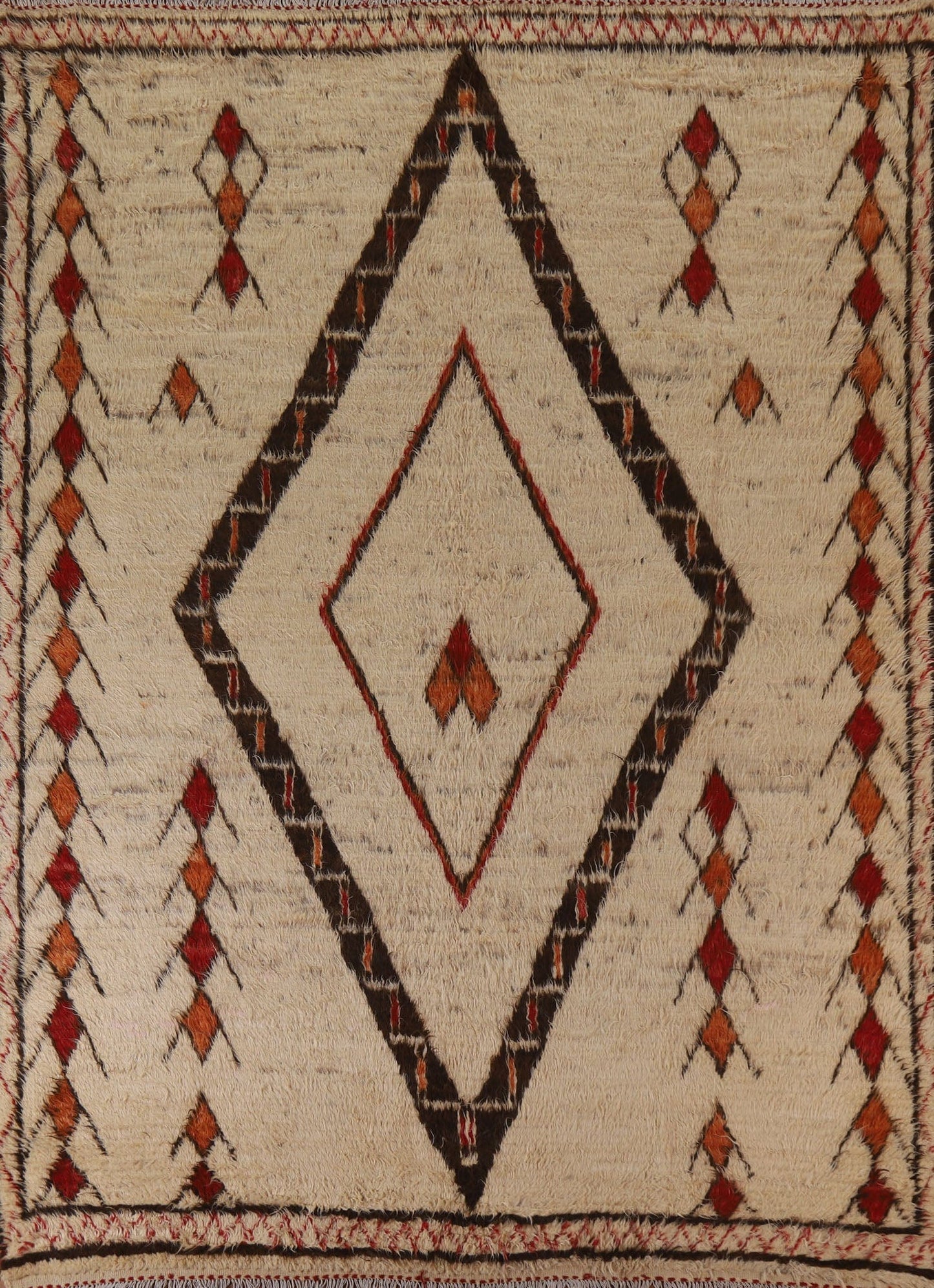 Tribal Moroccan Berber Wool Area Rug 8x10