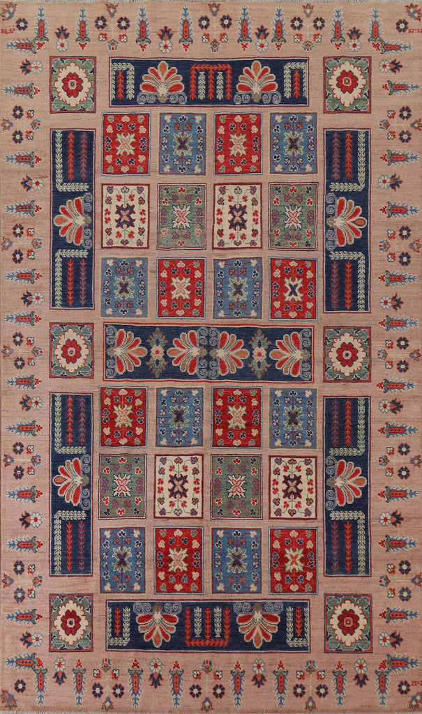 Garden Design Kazak Oriental Area Rug 7x10