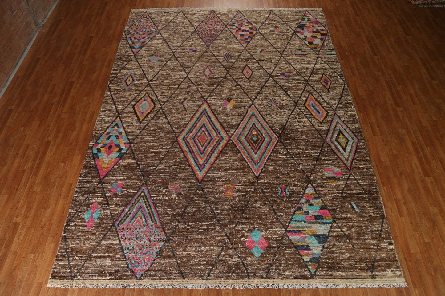 Trellis Moroccan Large Area Rug 10x14