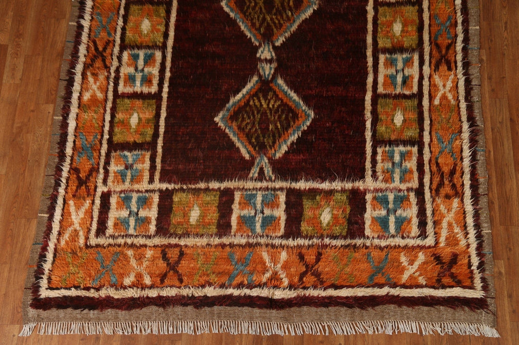 Tribal Moroccan Berber Wool Area Rug 6x10