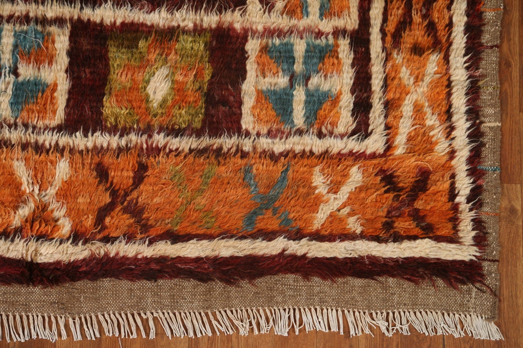 Tribal Moroccan Berber Wool Area Rug 6x10