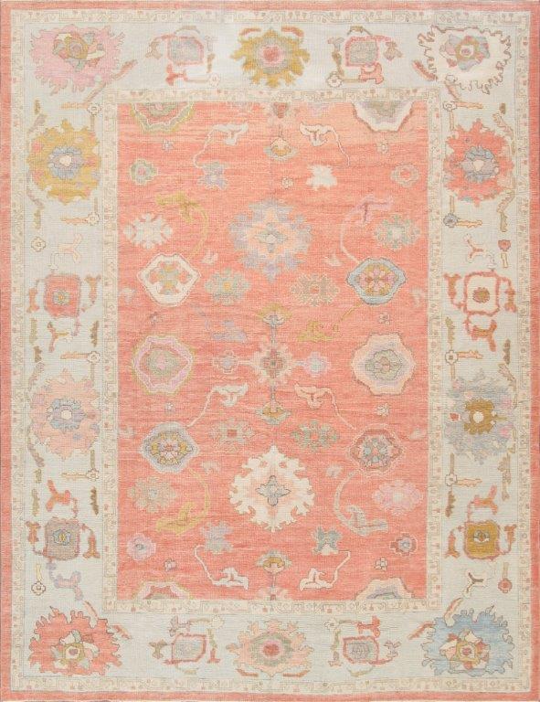 Oushak Collection Hand-Knotted Wool Area Rug-10' 4" X 13' 3"