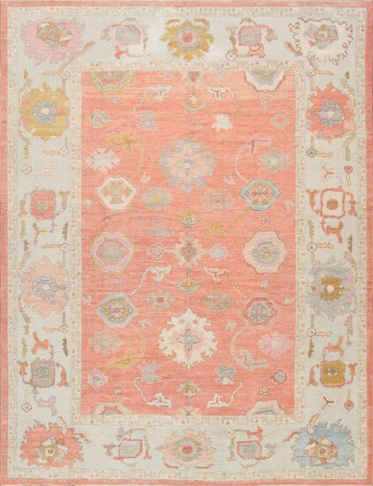 Oushak Collection Hand-Knotted Wool Area Rug-10' 4" X 13' 3"
