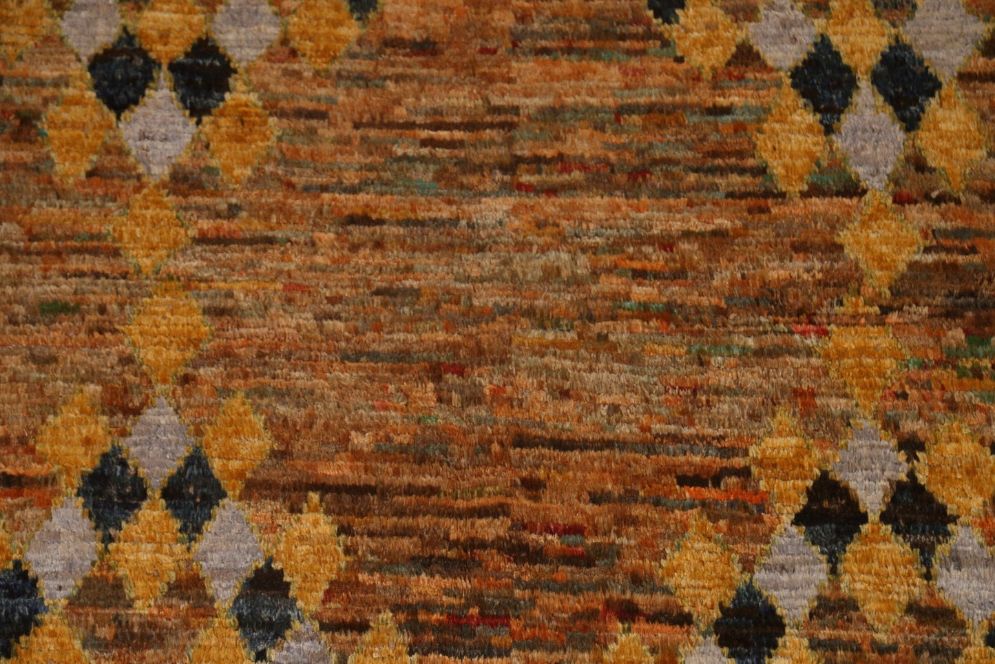 Geometric Moroccan Wool Area Rug 7x10