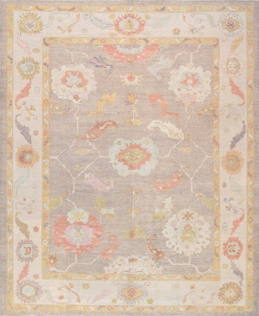 Oushak Collection Hand-Knotted Wool Area Rug-11'10" X 14' 4"