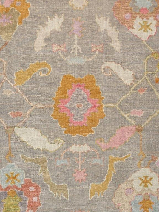 Oushak Collection Hand-Knotted Wool Area Rug- 8' 9" X 11' 5"