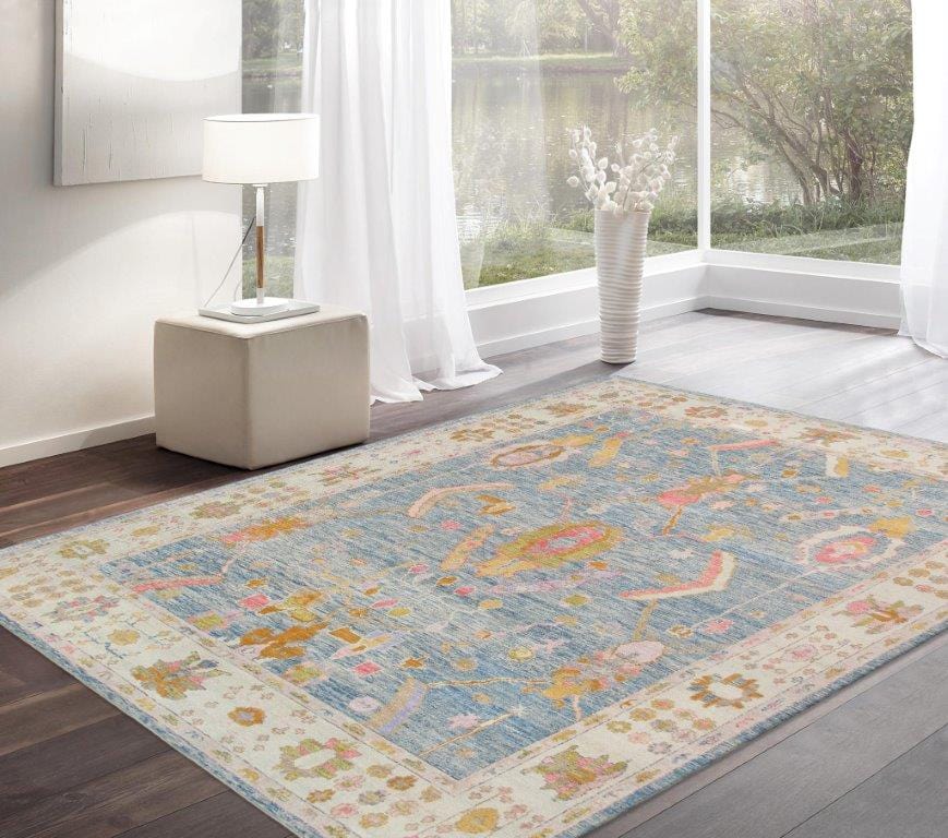 Oushak Collection Hand-Knotted Wool Area Rug-10' 0" X 13' 2"