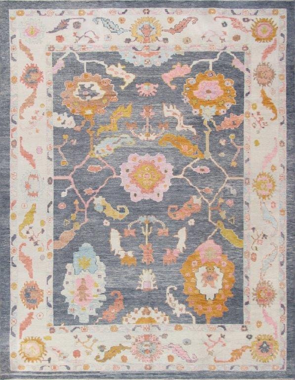 Oushak Collection Hand-Knotted Wool Area Rug-11' 9" X 15' 0"