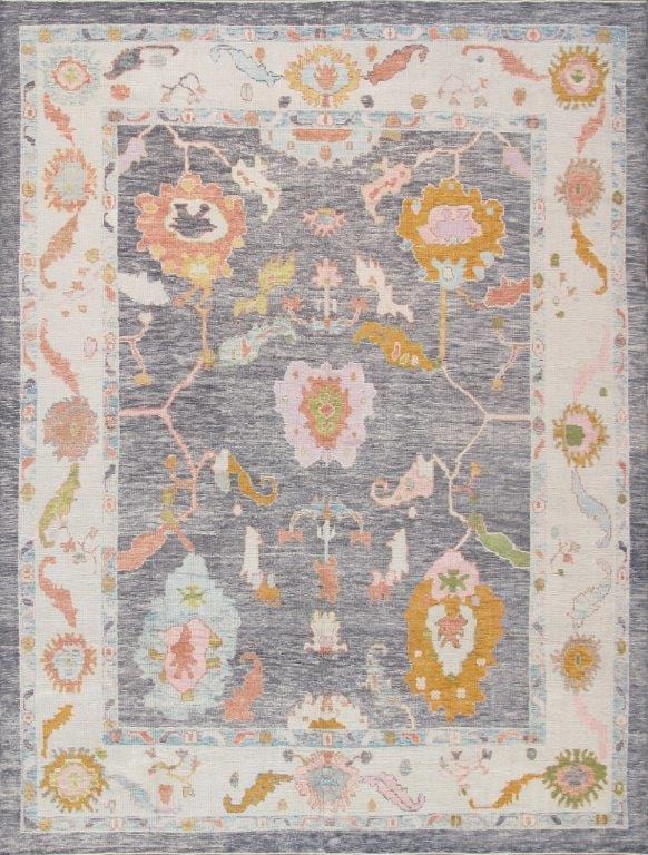 Oushak Collection Hand-Knotted Wool Area Rug-10' 0" X 13' 2"