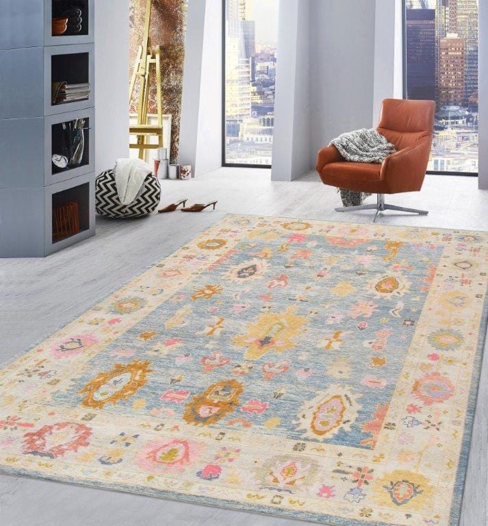 Oushak Collection Hand-Knotted Wool Area Rug-11' 7" X 14' 2"