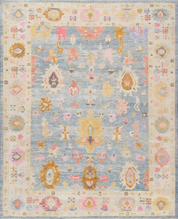 Oushak Collection Hand-Knotted Wool Area Rug-11' 7" X 14' 2"