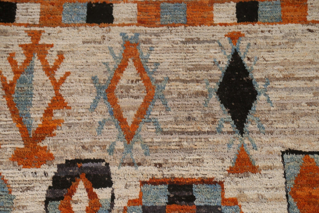 Tribal Moroccan Wool Area Rug 8x10