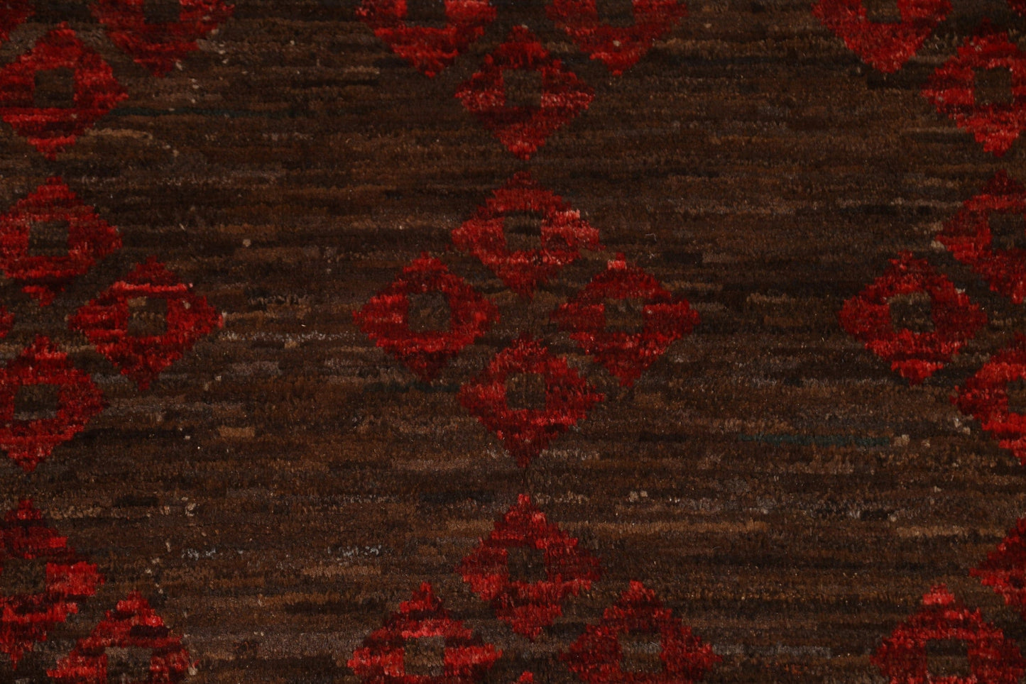 Dark Brown Moroccan Wool Area Rug 8x10