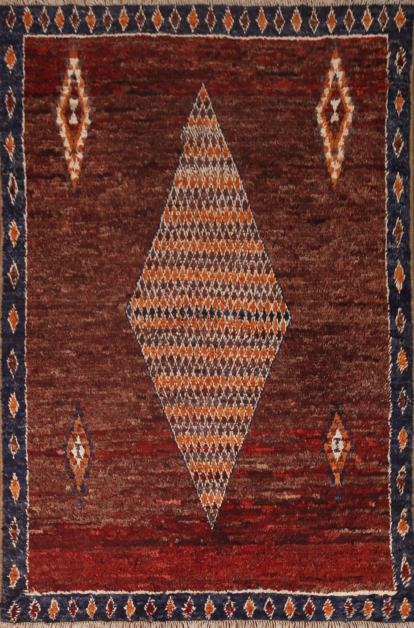 Geometric Moroccan Wool Area Rug 6x8