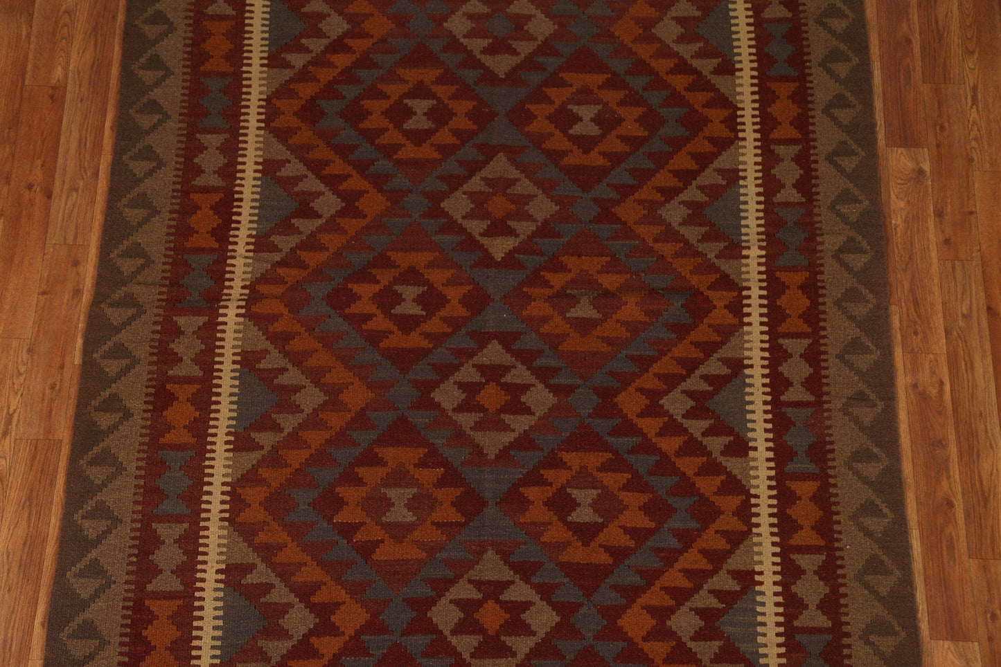 Tribal Kilim Oriental Wool Area Rug 5x7