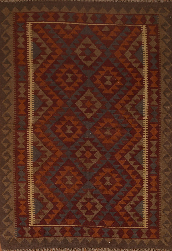 Tribal Kilim Oriental Wool Area Rug 5x7