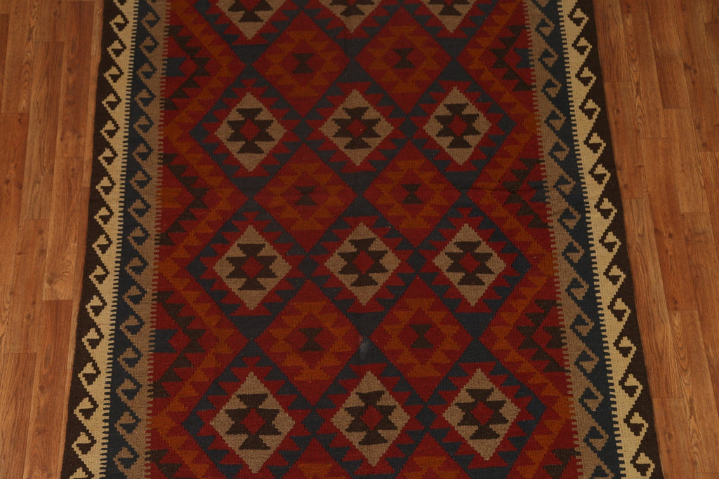 Tribal Kilim Oriental Wool Area Rug 5x7