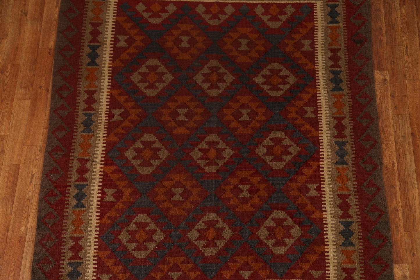 Tribal Kilim Oriental Wool Area Rug 5x7