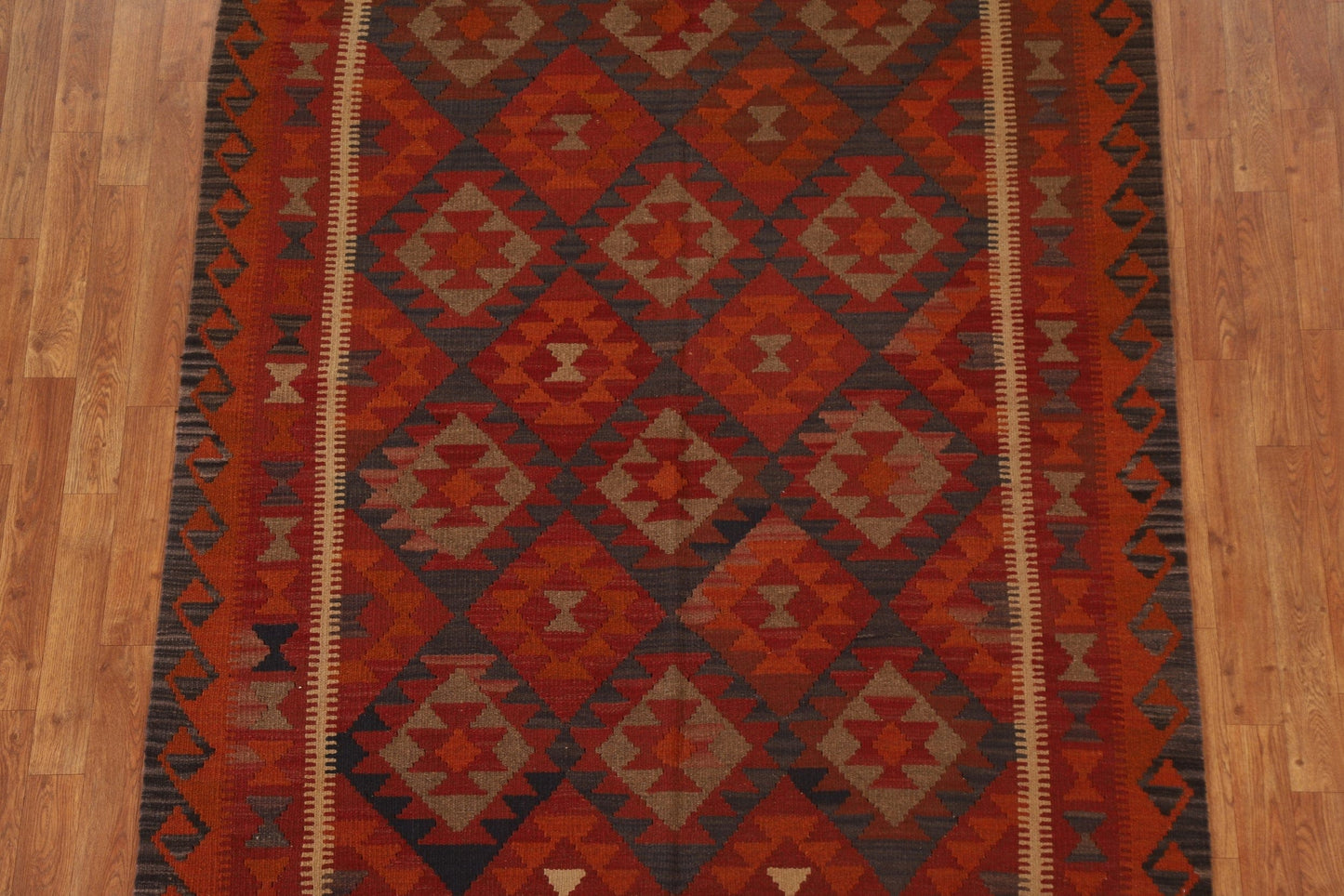 Tribal Kilim Oriental Wool Area Rug 5x7