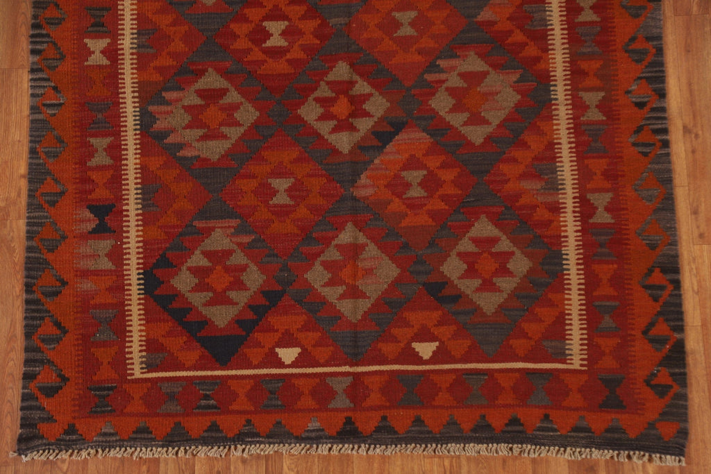 Tribal Kilim Oriental Wool Area Rug 5x7