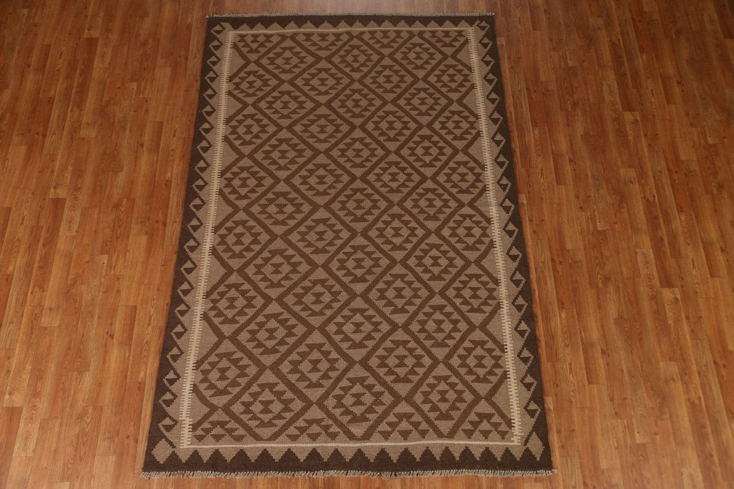 Tribal Kilim Oriental Wool Area Rug 5x8