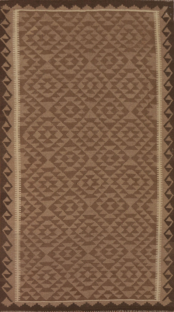 Kilim Reversible Wool Area Rug 5x8