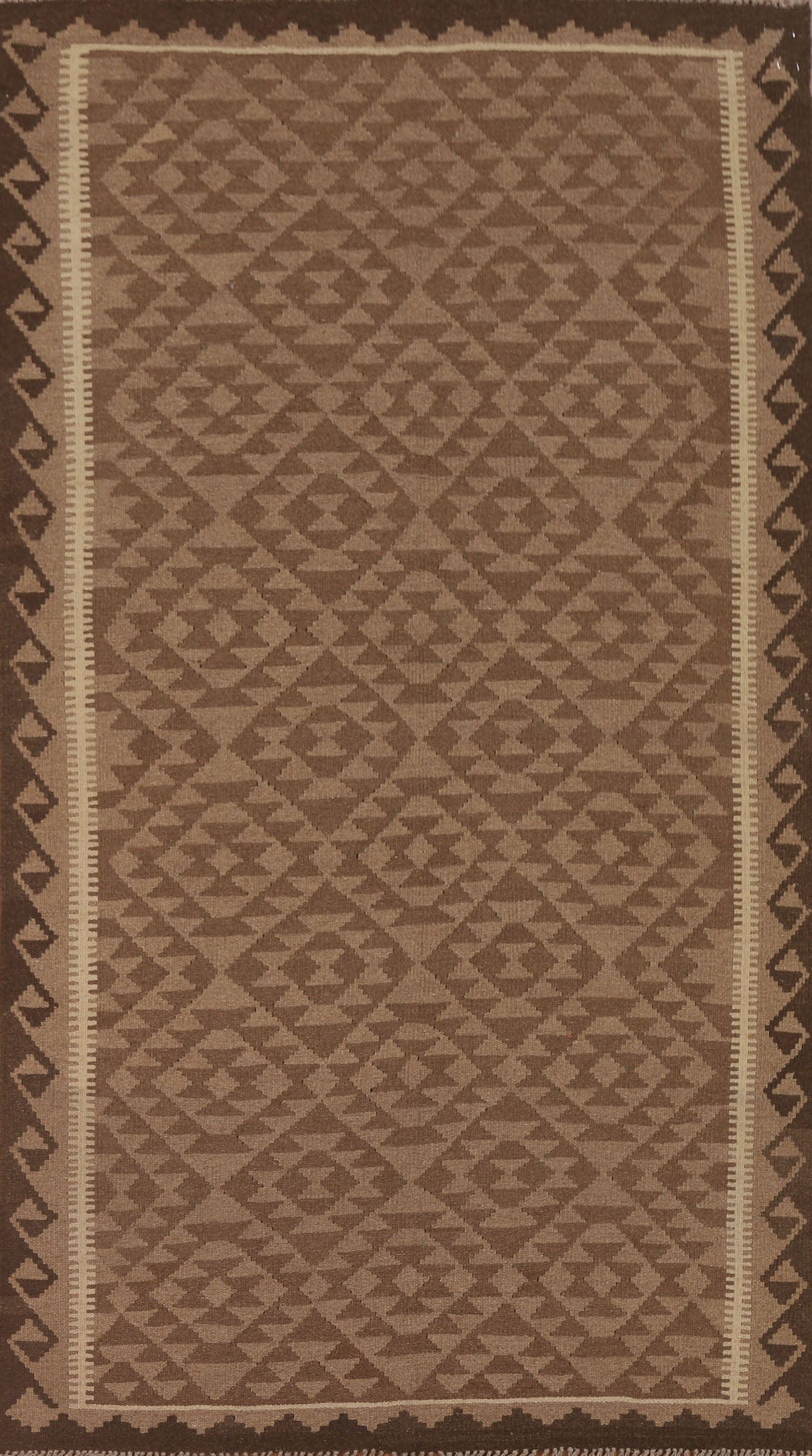 Kilim Reversible Wool Area Rug 5x8