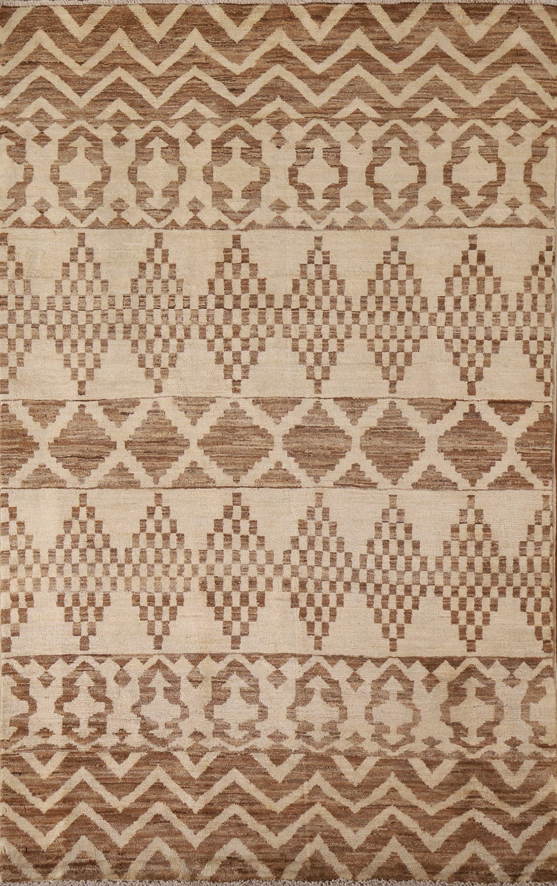 Tribal Gabbeh Kashkoli Oriental Area Rug 4x6